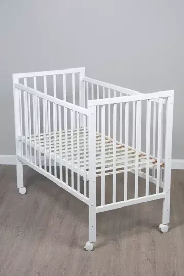 Детская кроватка Incanto Molly колеса / Белый