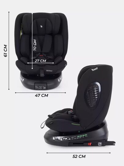 Автокресло Rant Helix isofix (40-150 см) / Black