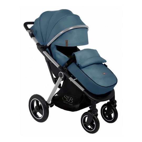 Прогулочная коляска Sweet Baby Suburban Compatto Air Silver Dark Green