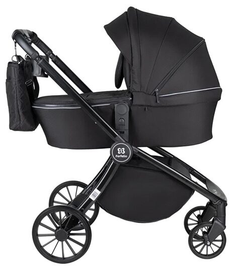 Коляска Farfello Baby Shell 3 в 1 / 2024 черный BBS-001