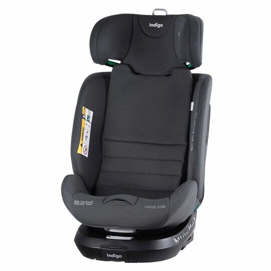 Автокресло Indigo E-TRON ISOFIX I-SIZE (0-36 кг) серый