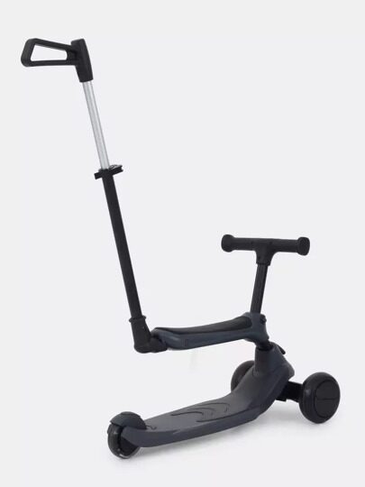 Беговел-самокат Rant Rider Plus о светящимися колесами RB100 / grey