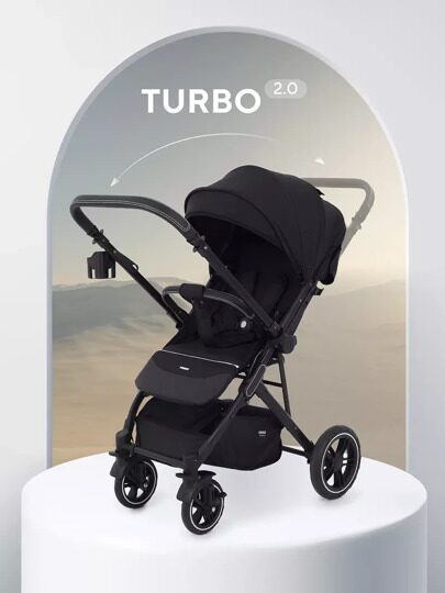 Прогулочная коляска MOWbaby Turbo 2.0 MB021 / 2025 Black