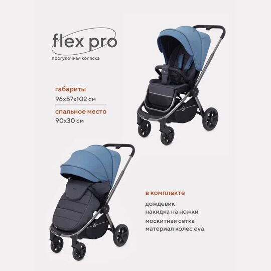 Прогулочная коляска Rant Flex Pro 2023 RA099 / Blue