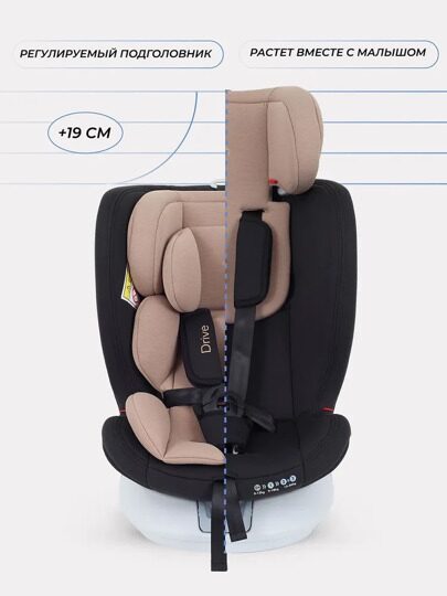 Автокресло Rant DRIVE isofix  (0-36 кг) /  LB619 Beige