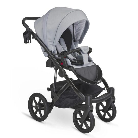 Коляска Bexa IDEAL 2 в 1 / id 19 (св.серый+св.серая кожа)