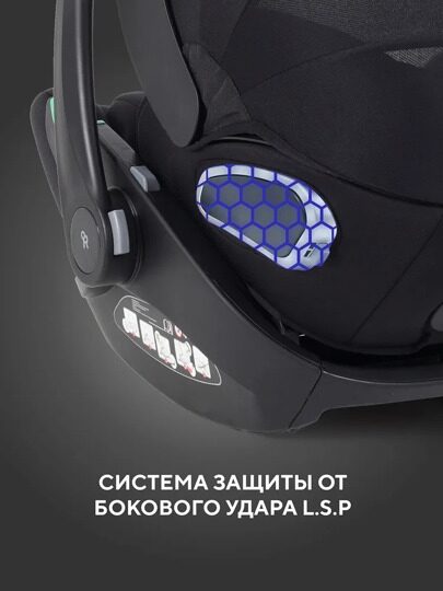 Автокресло RANT EVOMAX KBH602 группа 0+  (0-13 кг) / Black