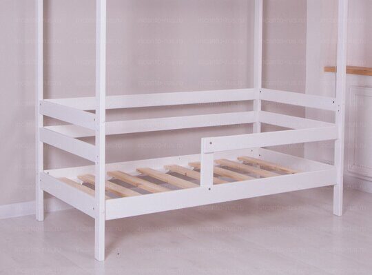 Детская кроватка-домик Incanto Dream Home / белый