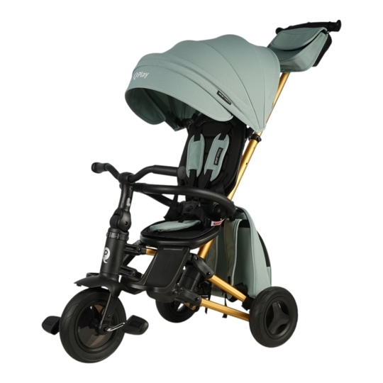 Складной трехколесный велосипед Qplay S700-17 RIDER SL Mint (Rub-Gold)