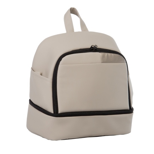 Коляска Indigo AVEO ECO Plus 14" 2 в 1  / ae 03 (бежевая кожа)