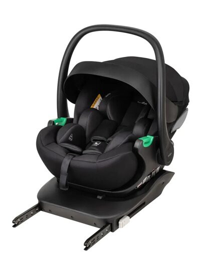 Автокресло Indigo TECHNO I-SIZE (0-13 кг) с базой и опорной ногой / черный