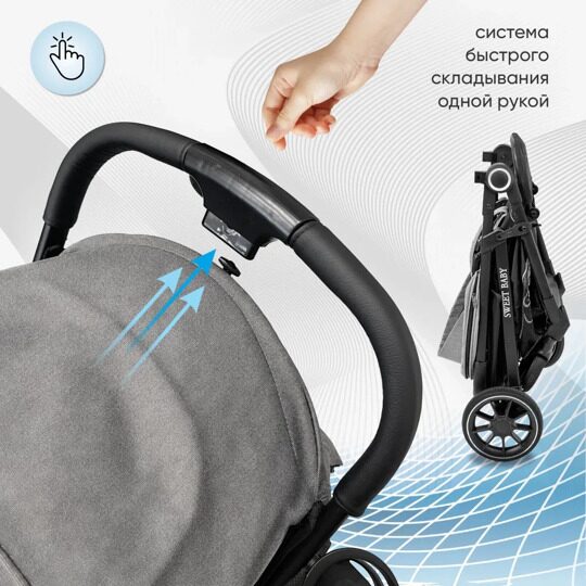 Прогулочная коляска Sweet Baby Imperio / Grey Neo