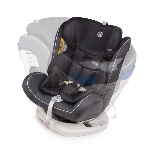 Автокресло Happy Baby UNIX isofix (0-36 кг) / dark grey