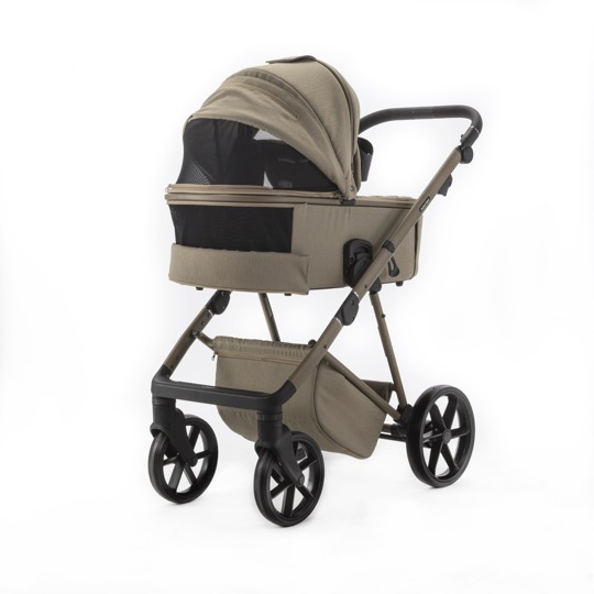 Коляска Adamex DELTA NATURA 3 в 1 / DN-6-TAUPE (СЕРО-БЕЖЕВЫЙ)
