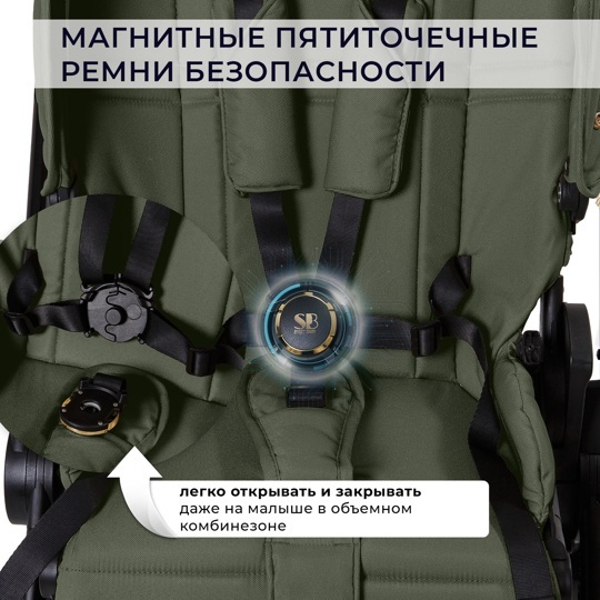 Коляска Sweet Baby Stella Plus Therma 2 в 1 / Green