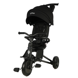 Складной трехколесный велосипед Qplay S700-16 Rider Black (EVA/Black)