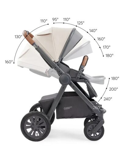 Коляска Happy Baby MOMMER PRO PLUS NOVA 3 в 1 / beige