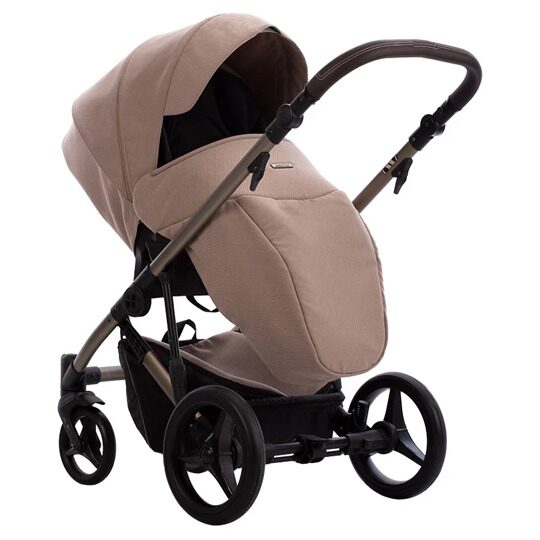 Коляска Bebetto Loren Premium Class SAND 3 в 1 / Sand 02 (бежевый)