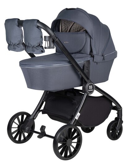 Коляска Farfello Baby Shell 3 в 1 / 2024 серый BBS-004