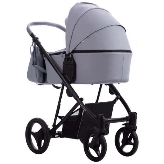 Коляска Bebetto FLAVIO PRO  2 в 1 / 04 (серо-голубая кожа)