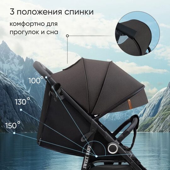 Прогулочная коляска Sweet Baby Imperio / Brown Neo