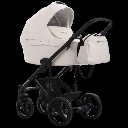 Коляска Bebetto Magnum Light Pro 3 в 1 / light pro 07 (белая кожа)
