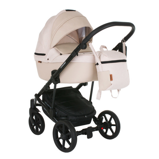 Коляска Pituso CONFORT Plus 2 в 1 Св.бежевый +Кожа Св.бежевый