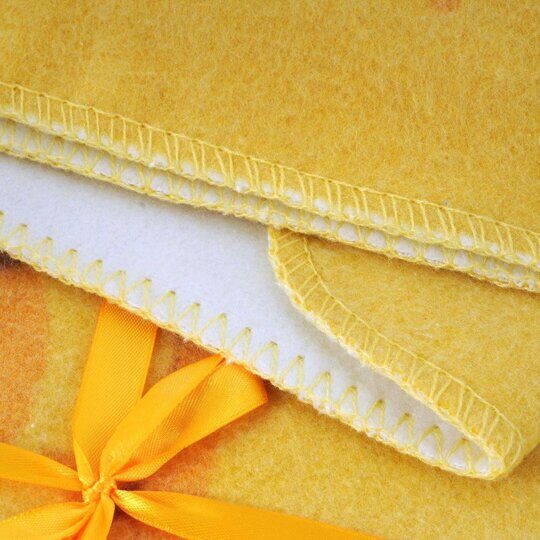 Одеяло байковое Baby Nice Солнечный мишка New 85*115 желтый