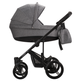 Коляска Bebetto MAGNUM LUX 3 в 1 / LG195 (т.серый)