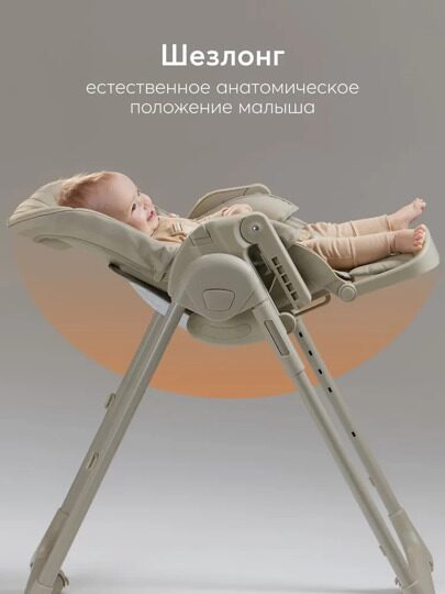 Стульчик для кормления Happy Baby WILLIAM PRO / olive