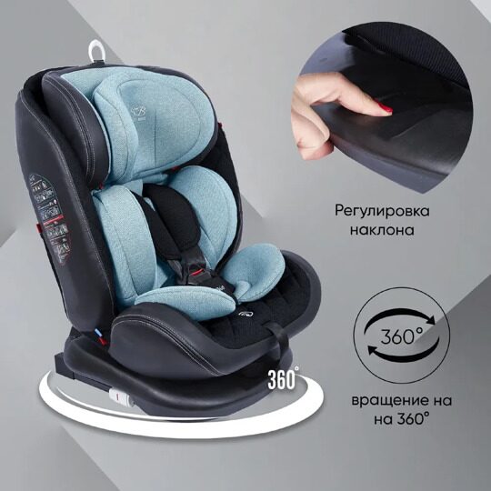 Автокресло Sweet Baby Ranger 360 Isofix (0-36) / Black-Blue