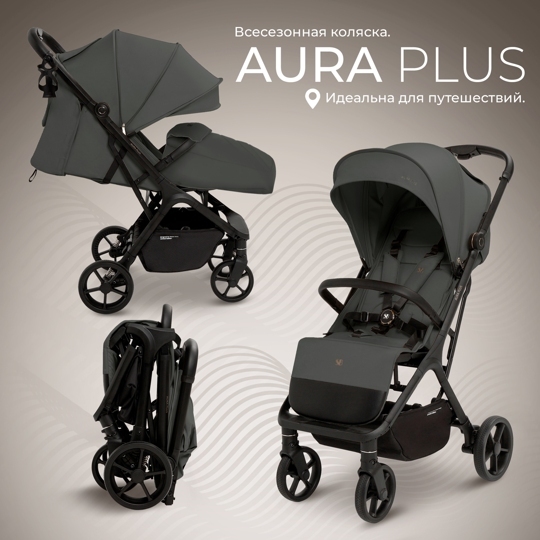 Прогулочная коляска Sweet Baby Aura Plus / Dark Grey