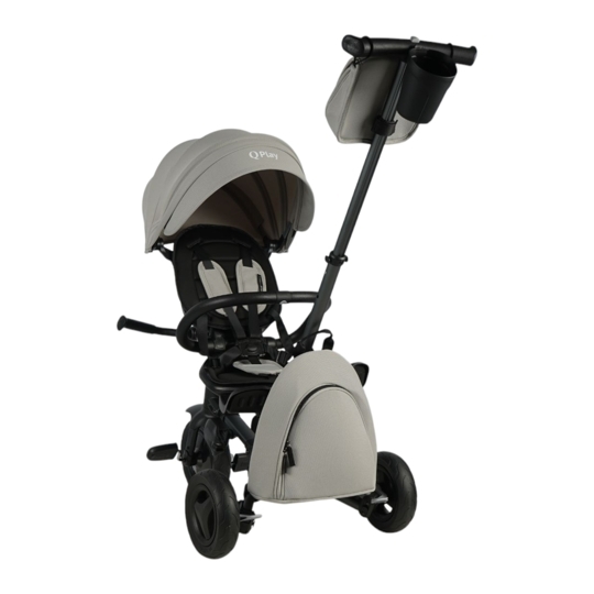 Складной трехколесный велосипед Qplay S700-17 RIDER SL Grey (Rub-Graphite)