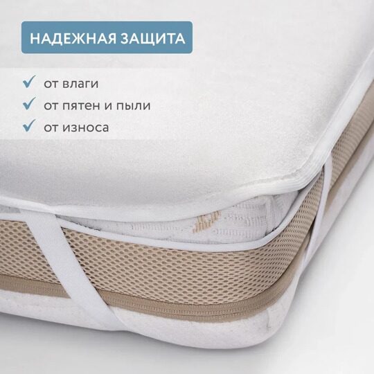 Наматрасник непромокаемый Plitex Bamboo Waterproof Comfort (резинка по углам)