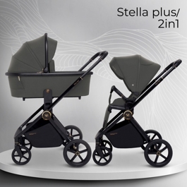 Коляска Sweet Baby Stella Plus 2 в 1 / Dark Grey