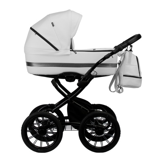 Коляска Indigo AVEO ECO Plus 14" 2 в 1  / ae 05 (св.серая кожа)