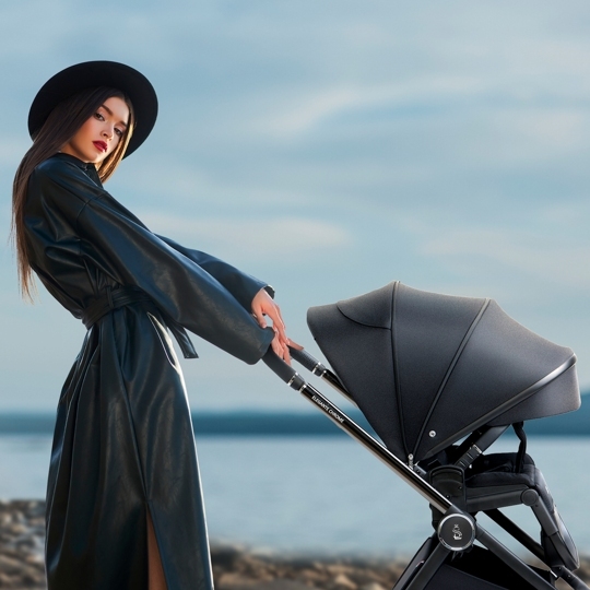 Коляска SBL Elegante 2 в 1 / Chrome  Black