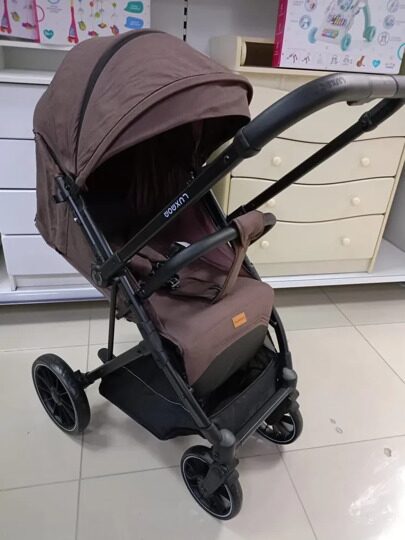 Прогулочная коляска с перекидной ручкой Luxmom H2 / бордовый
