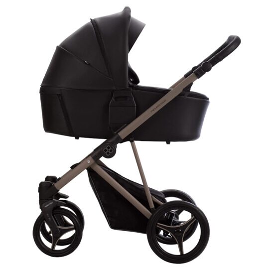 Коляска Bebetto PELPASSO PRO 3 в 1 / pro 03 kaszmir (черная кожа)
