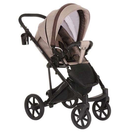 Коляска Pituso CONFORT Plus 2 в 1 Капучино+Кожа Мокко