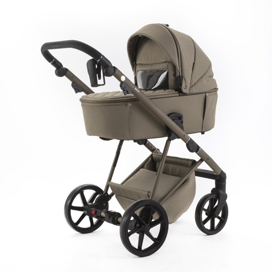 Коляска Adamex DELTA NATURA 3 в 1 / DN-6-TAUPE (СЕРО-БЕЖЕВЫЙ)