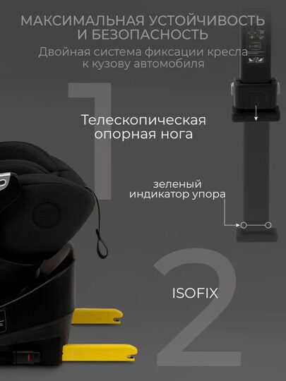 Автокресло Sweet Baby Premier Plus / Black