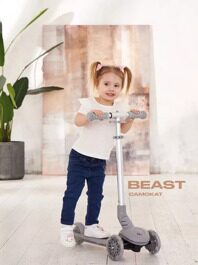 Самокат трехколесный RANT RB102 BEAST / Grey