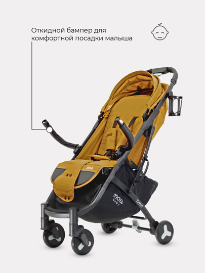 Прогулочная коляска MOWBaby Lime /  MB100 Ginger