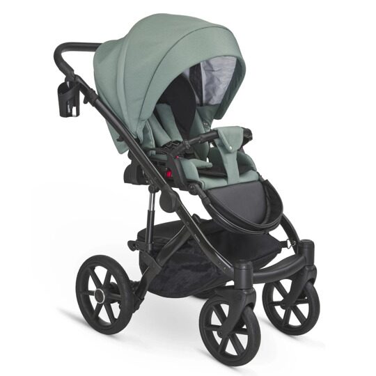 Коляска Bexa IDEAL 2 в 1 / id 18 (оливковый+оливковая кожа)