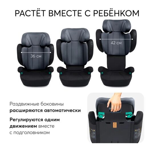 Автокресло Happy Baby NEXTER isofix (15-36 кг) / KD07 синее