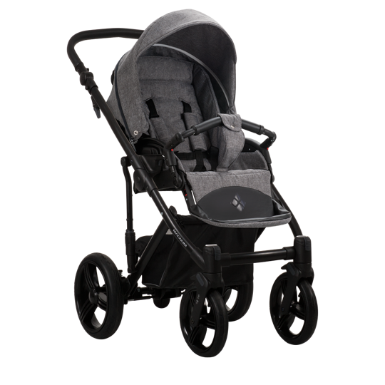 Коляска Bebetto MAGNUM LUX 3 в 1 / LG195 (т.серый)