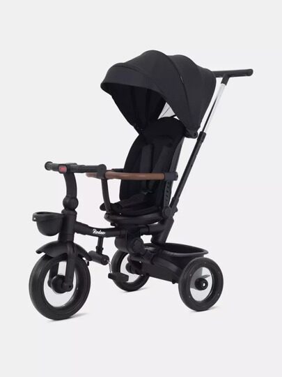 Детский трехколесный велосипед с ручкой MOWBaby RODEO MC053 / Black