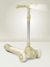 Самокат Happy Baby WEEZY со световой подсветкой и музыкой 50053 / light olive