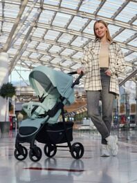 Прогулочная коляска MOWBaby CROSS RA080 / Mint 2024
